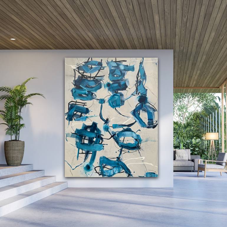 Original Abstract Expressionism Abstract Painting by Susanne Kirsch