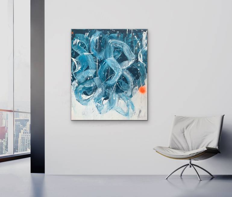 Original Abstract Expressionism Abstract Painting by Susanne Kirsch