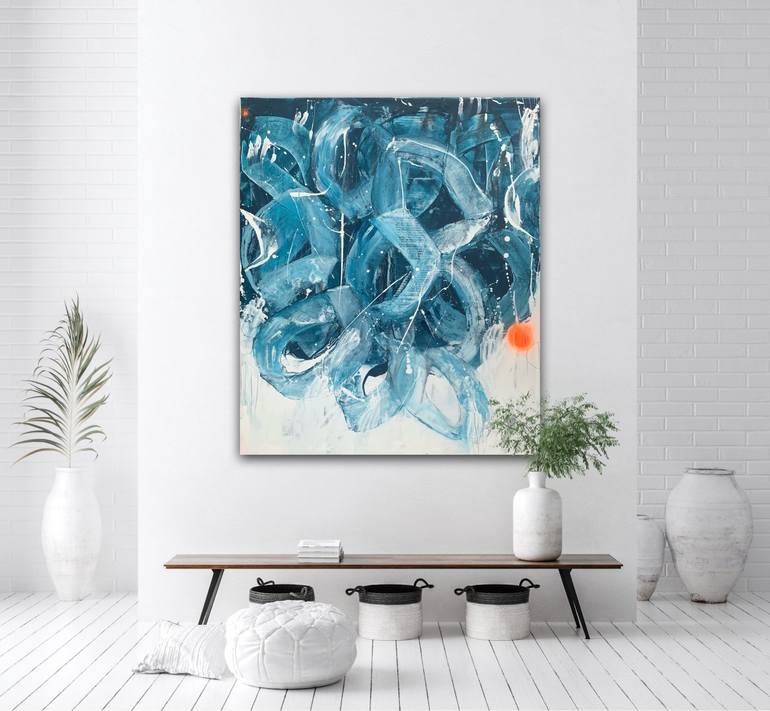 Original Abstract Expressionism Abstract Painting by Susanne Kirsch