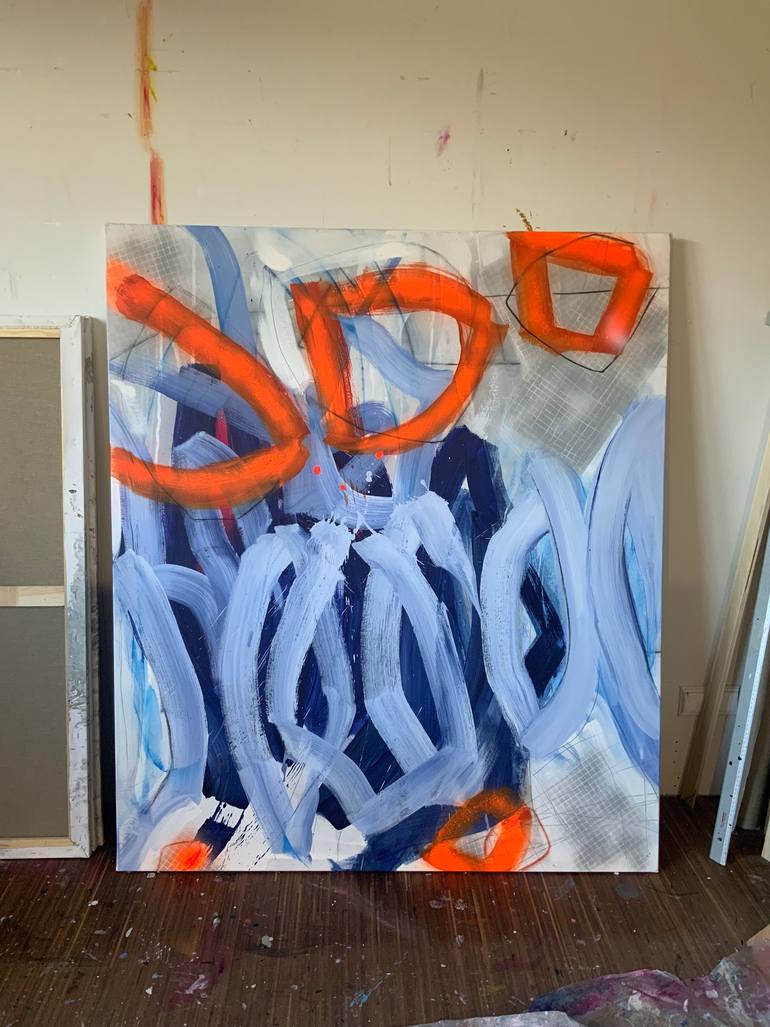 Original Abstract Expressionism Abstract Painting by Susanne Kirsch