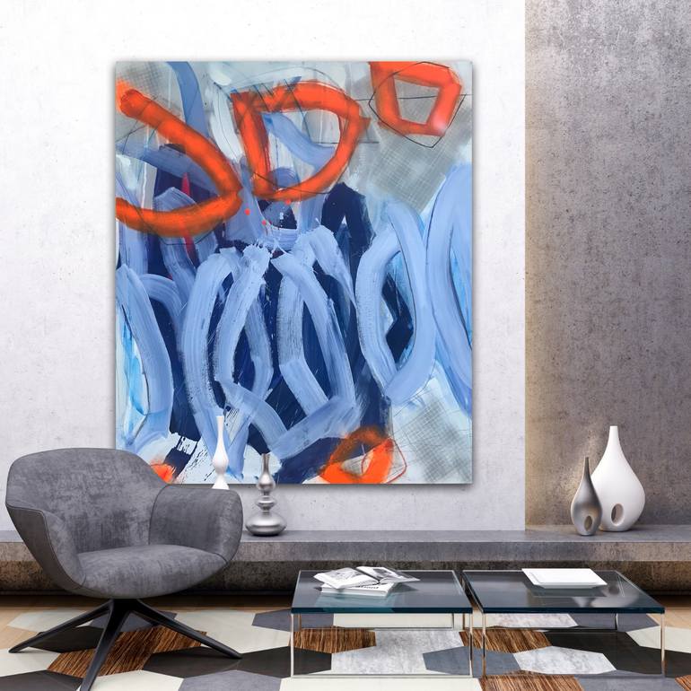 Original Abstract Expressionism Abstract Painting by Susanne Kirsch