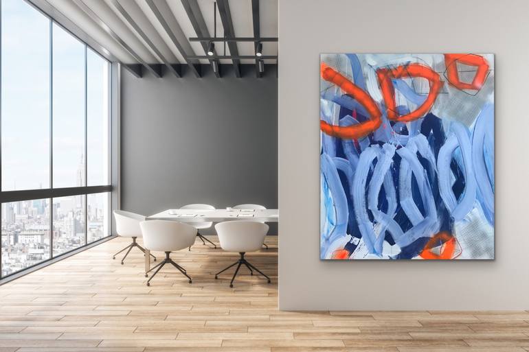 Original Abstract Expressionism Abstract Painting by Susanne Kirsch