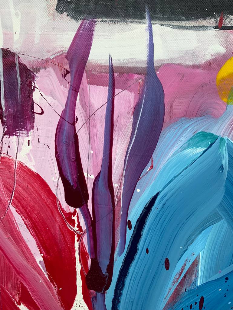 Original Abstract Expressionism Abstract Painting by Susanne Kirsch