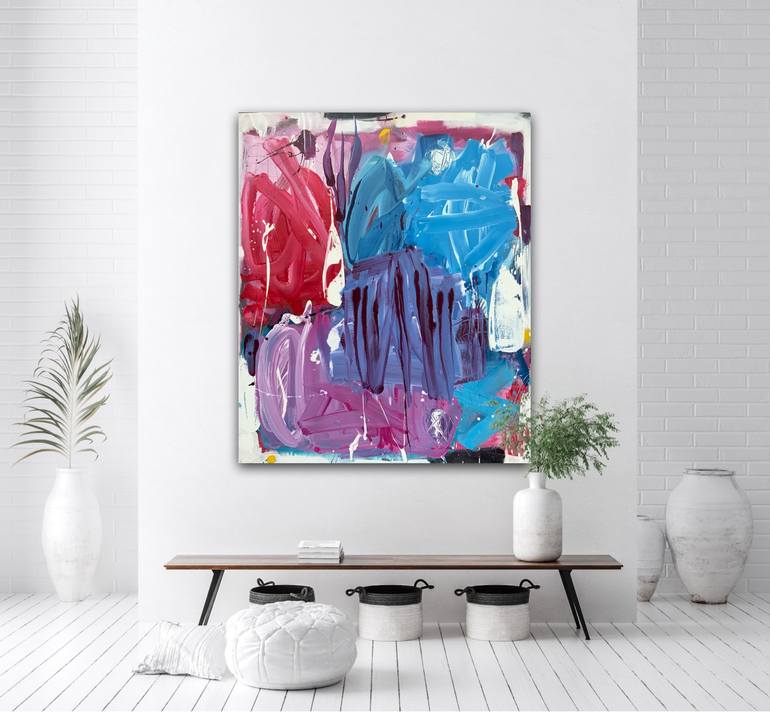 Original Abstract Expressionism Abstract Painting by Susanne Kirsch
