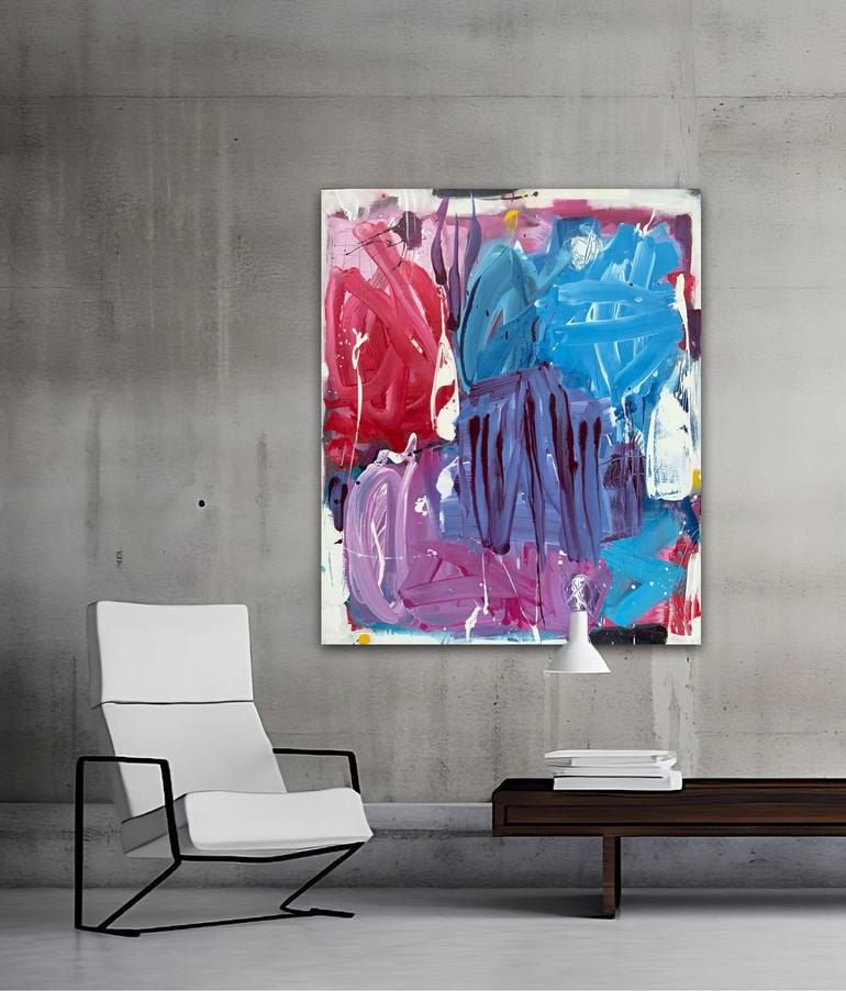 Original Abstract Expressionism Abstract Painting by Susanne Kirsch