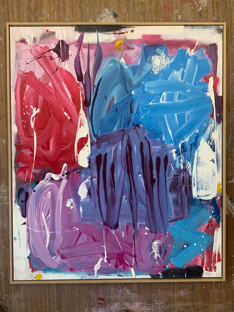 Original Abstract Expressionism Abstract Painting by Susanne Kirsch