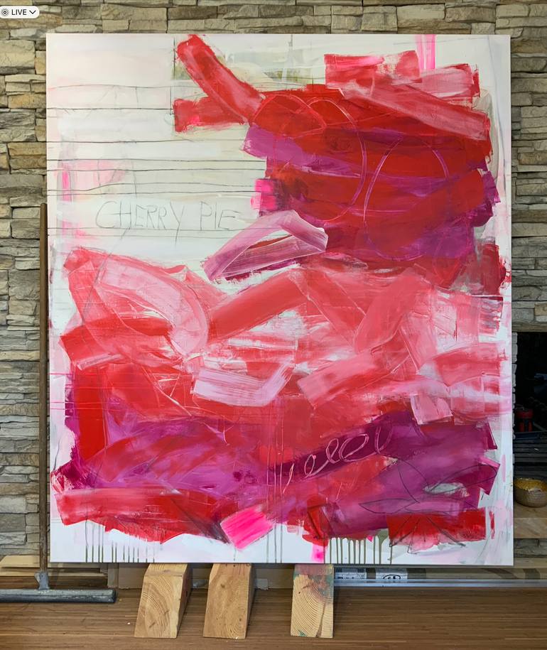 Original Abstract Expressionism Abstract Painting by Susanne Kirsch