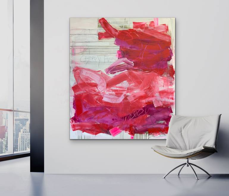 Original Abstract Expressionism Abstract Painting by Susanne Kirsch