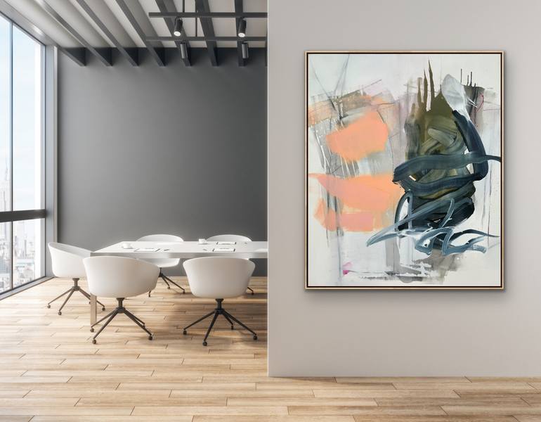 Original Abstract Expressionism Abstract Painting by Susanne Kirsch