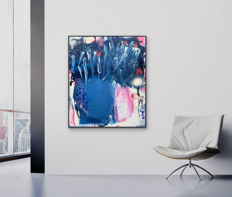 Original Abstract Expressionism Abstract Painting by Susanne Kirsch