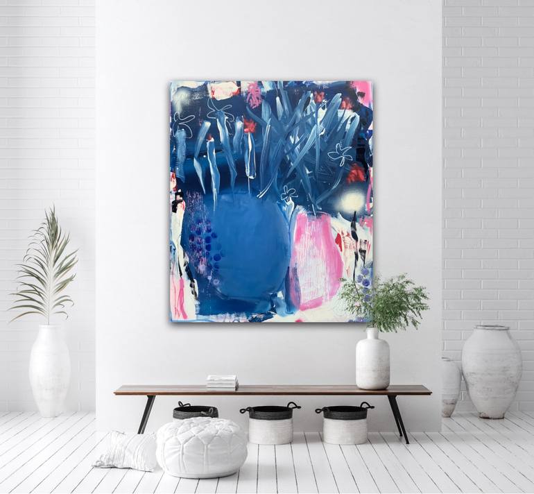 Original Abstract Expressionism Abstract Painting by Susanne Kirsch