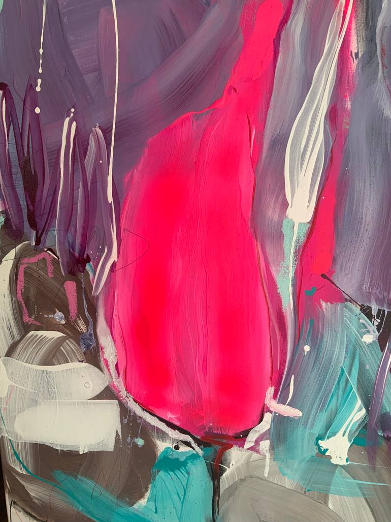 Original Abstract Expressionism Abstract Painting by Susanne Kirsch