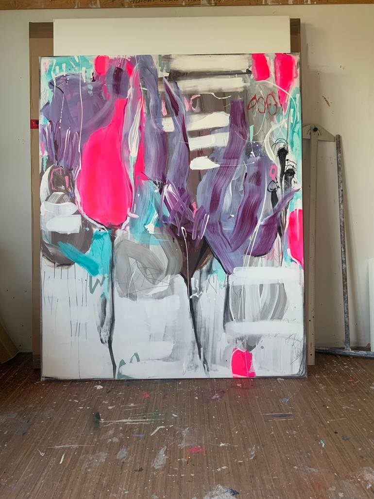 Original Abstract Expressionism Abstract Painting by Susanne Kirsch