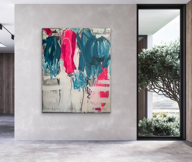 Original Abstract Expressionism Abstract Painting by Susanne Kirsch