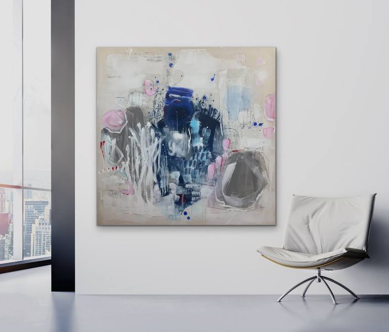 Original Abstract Expressionism Abstract Painting by Susanne Kirsch