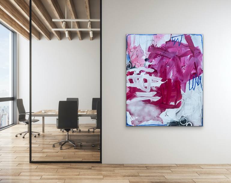 Original Abstract Expressionism Abstract Painting by Susanne Kirsch