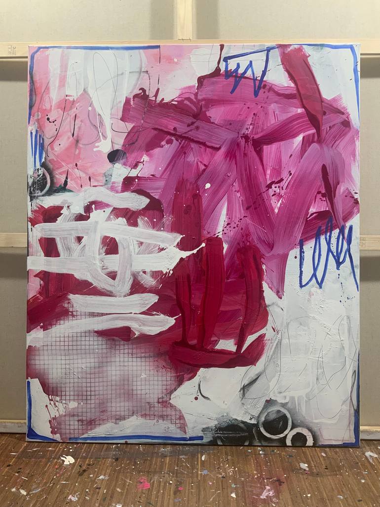 Original Abstract Expressionism Abstract Painting by Susanne Kirsch