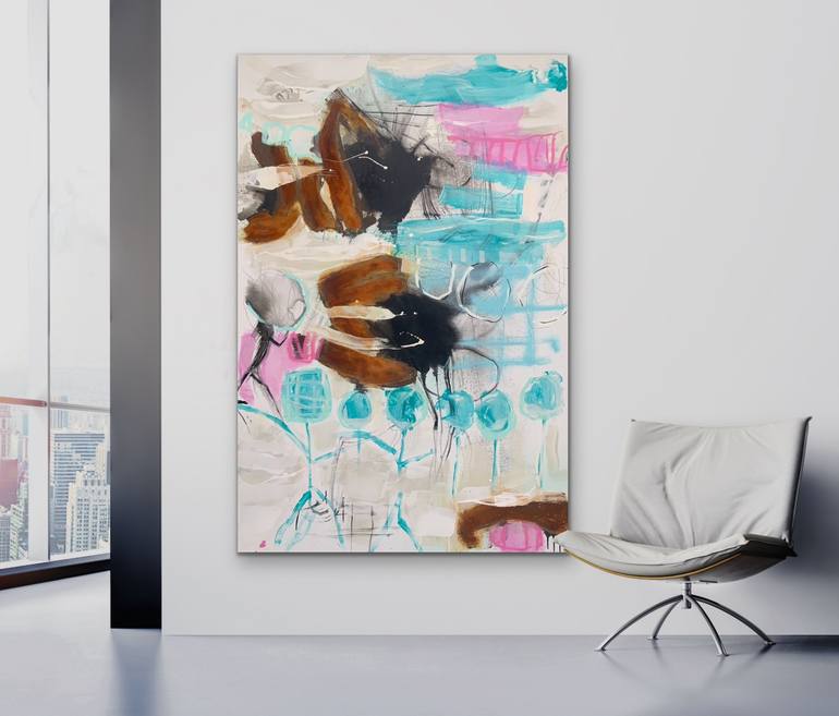 Original Abstract Expressionism Abstract Painting by Susanne Kirsch