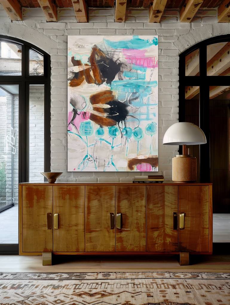 Original Abstract Expressionism Abstract Painting by Susanne Kirsch