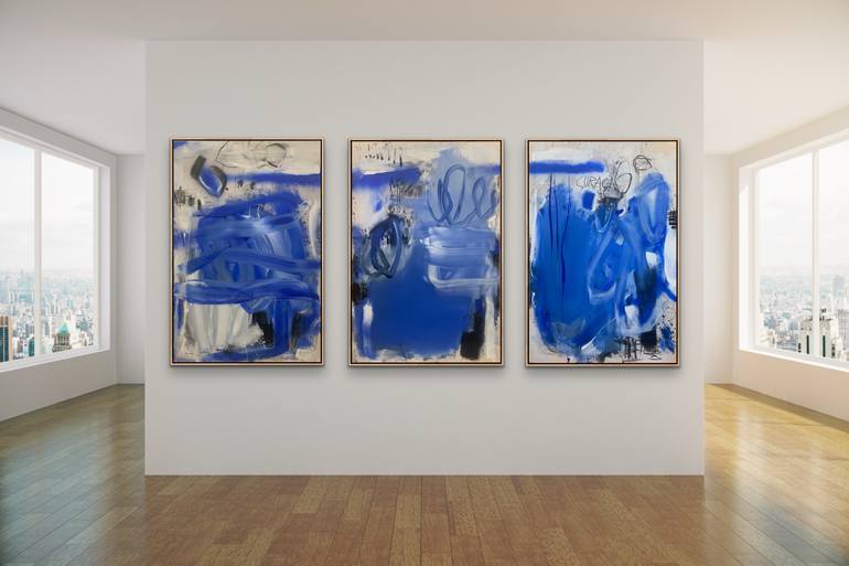 Original Abstract Expressionism Abstract Painting by Susanne Kirsch