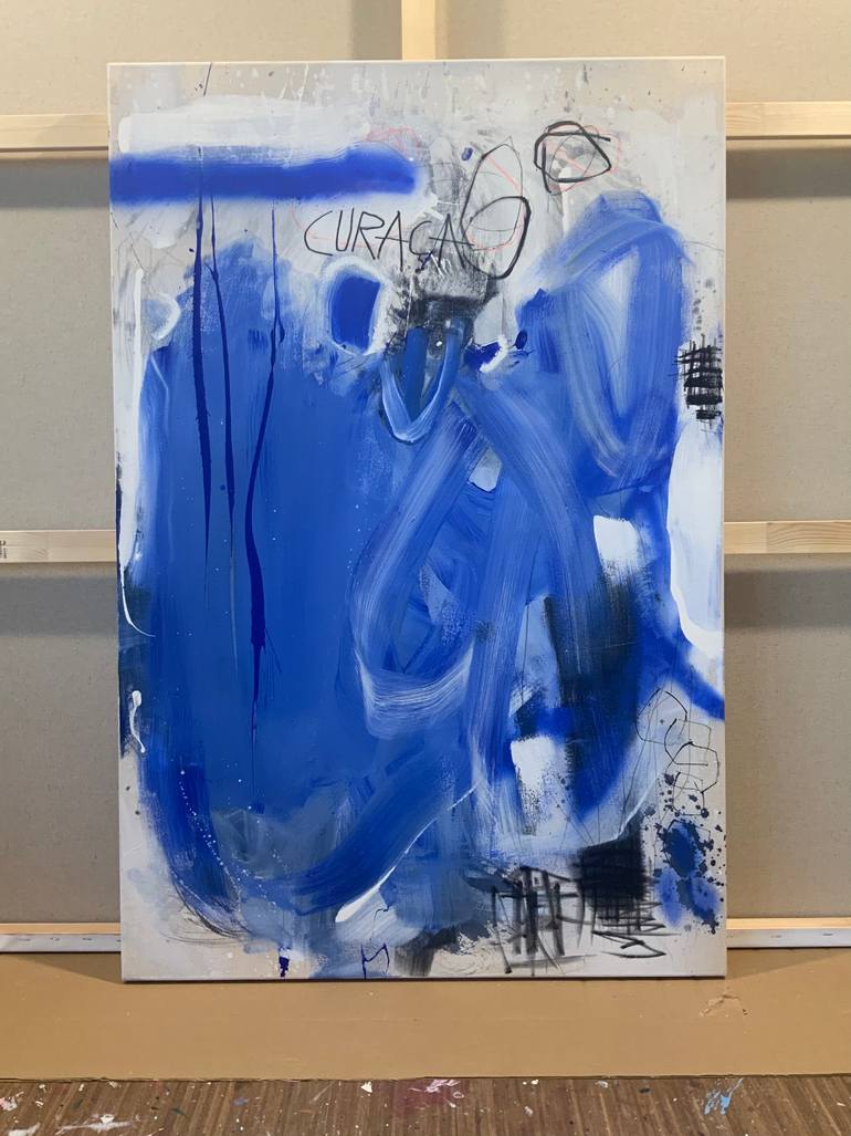 Original Abstract Expressionism Abstract Painting by Susanne Kirsch