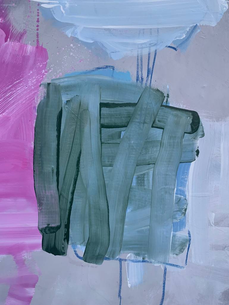 Original Abstract Expressionism Abstract Painting by Susanne Kirsch