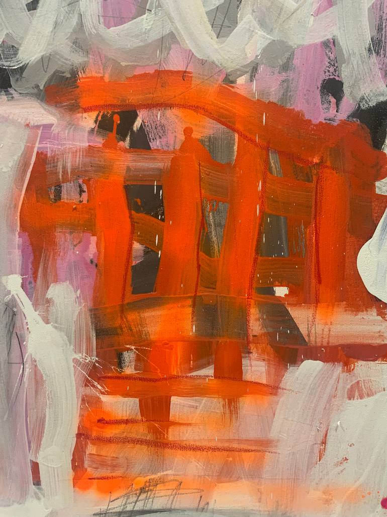 Original Abstract Expressionism Abstract Painting by Susanne Kirsch