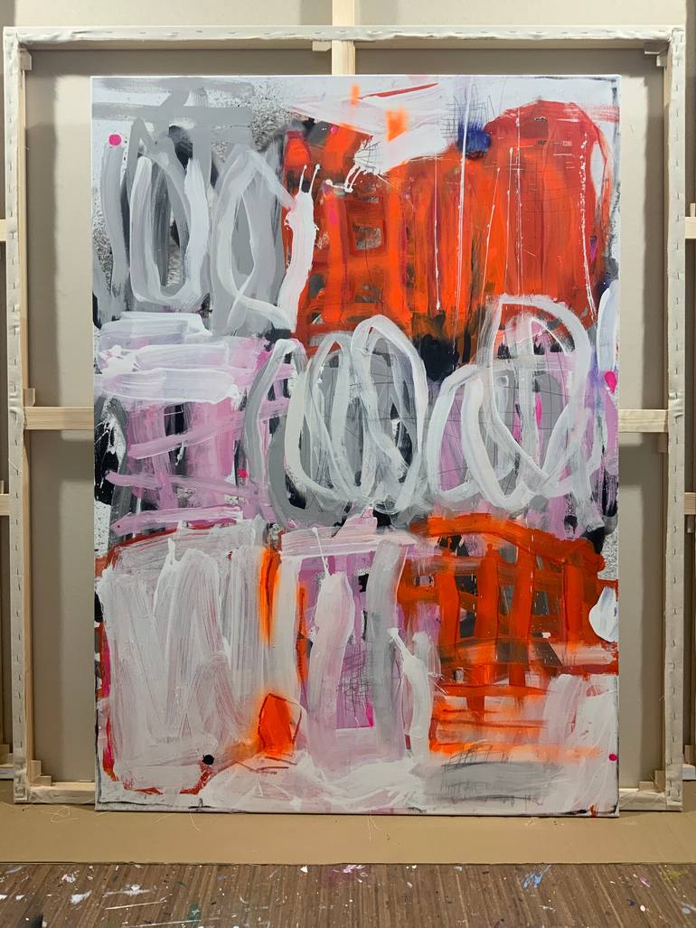 Original Abstract Expressionism Abstract Painting by Susanne Kirsch