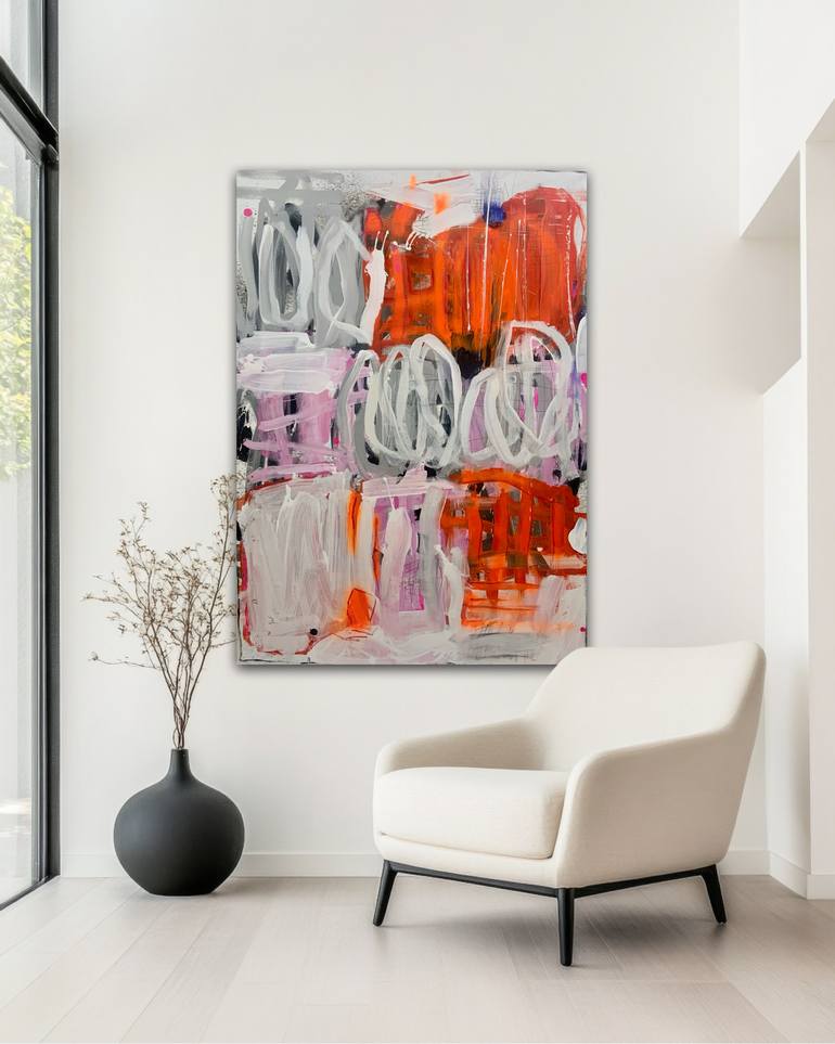 Original Abstract Expressionism Abstract Painting by Susanne Kirsch