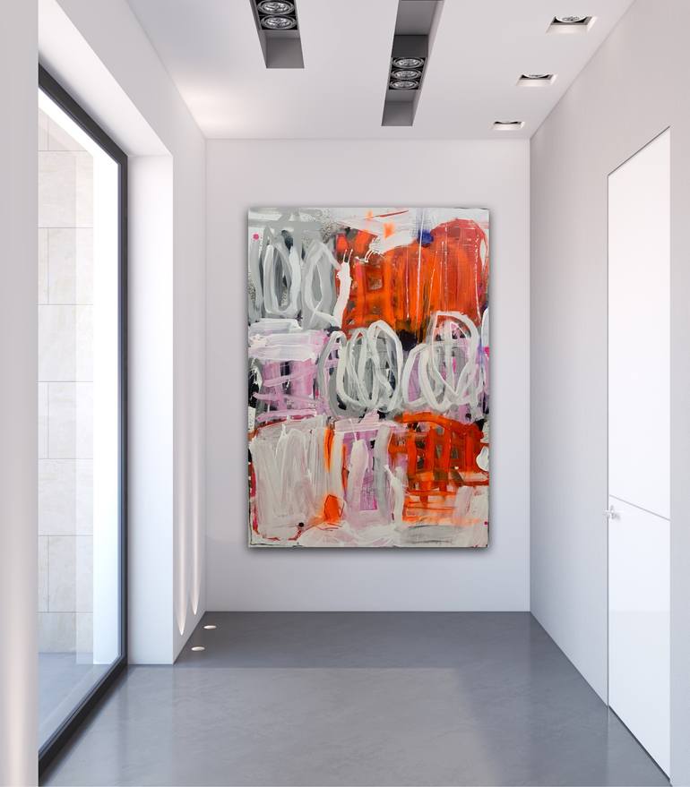 Original Abstract Expressionism Abstract Painting by Susanne Kirsch