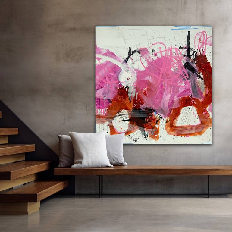 Original Abstract Expressionism Abstract Painting by Susanne Kirsch