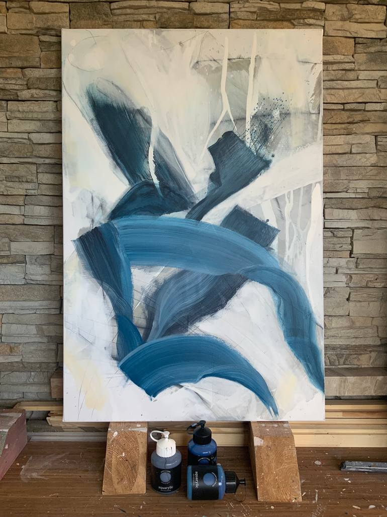 Original Abstract Expressionism Abstract Painting by Susanne Kirsch