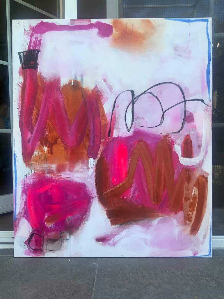Original Abstract Expressionism Abstract Painting by Susanne Kirsch