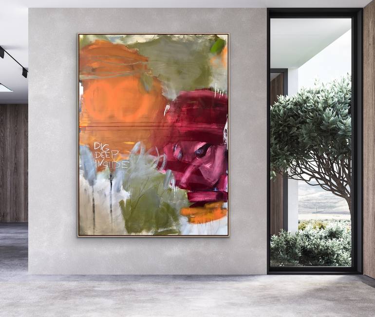 Original Abstract Expressionism Abstract Painting by Susanne Kirsch