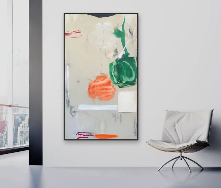 Original Abstract Expressionism Abstract Painting by Susanne Kirsch