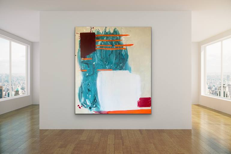 Original Abstract Expressionism Abstract Painting by Susanne Kirsch