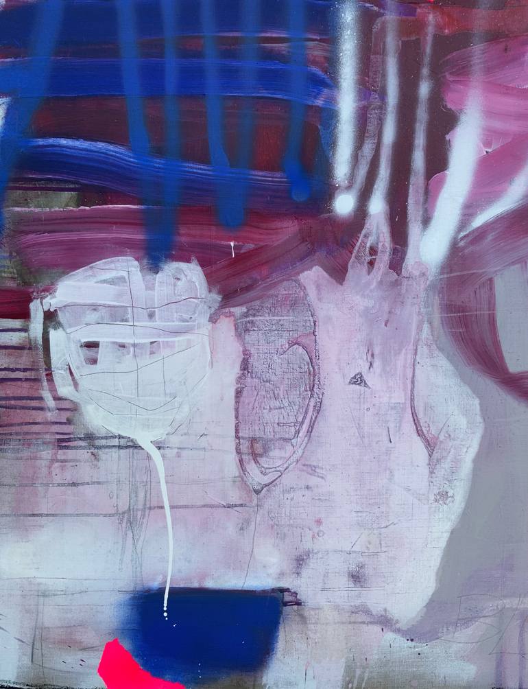 Original Abstract Expressionism Abstract Painting by Susanne Kirsch