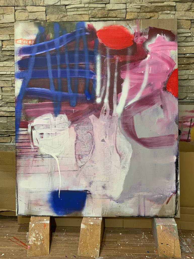Original Abstract Expressionism Abstract Painting by Susanne Kirsch