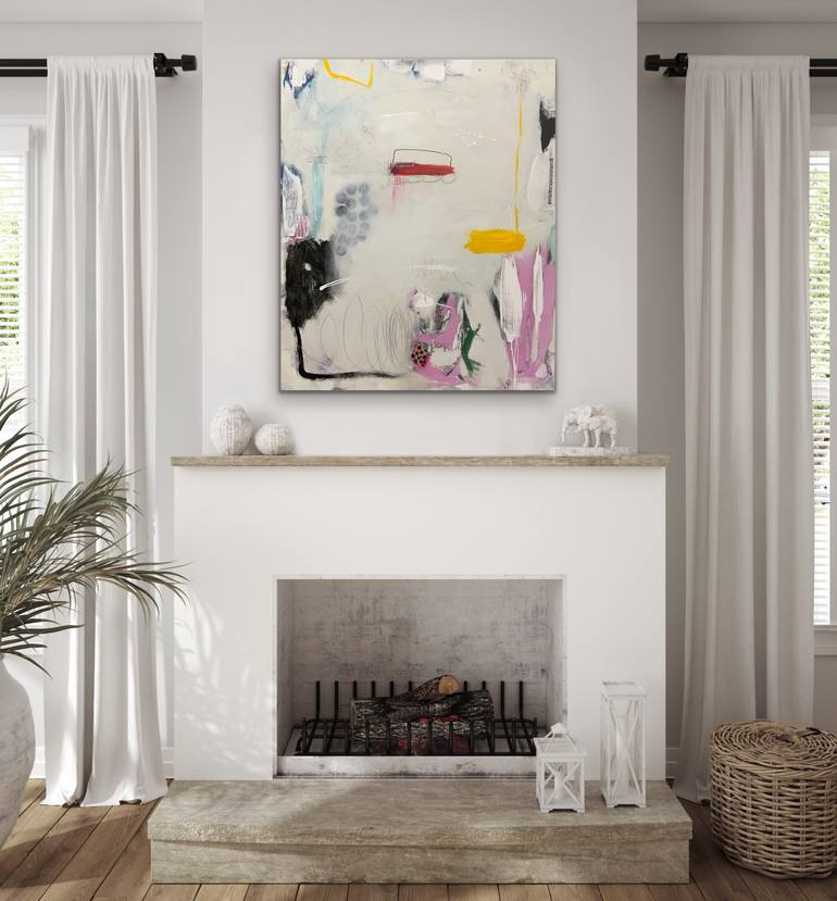 Original Abstract Expressionism Abstract Painting by Susanne Kirsch