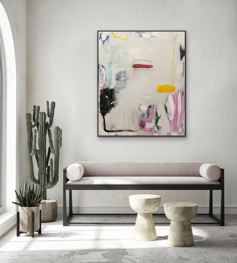 Original Abstract Expressionism Abstract Painting by Susanne Kirsch
