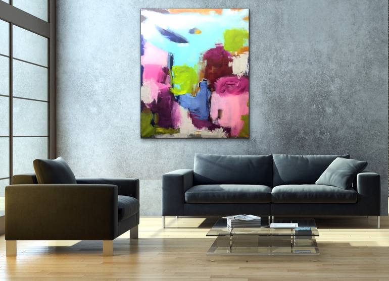 Original Abstract Expressionism Abstract Painting by Susanne Kirsch