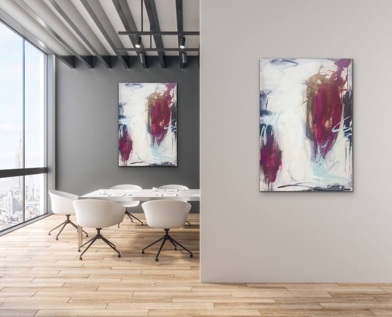 Original Abstract Expressionism Abstract Painting by Susanne Kirsch