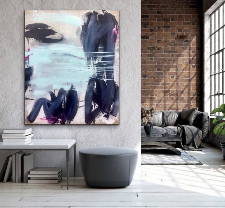 Original Abstract Expressionism Abstract Painting by Susanne Kirsch