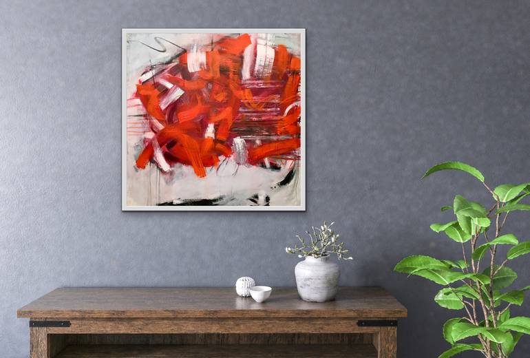 Original Abstract Expressionism Abstract Painting by Susanne Kirsch