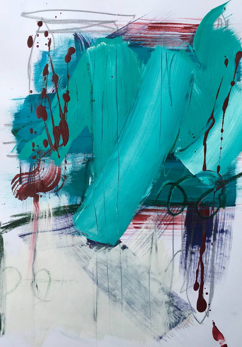 Original Abstract Expressionism Abstract Painting by Susanne Kirsch