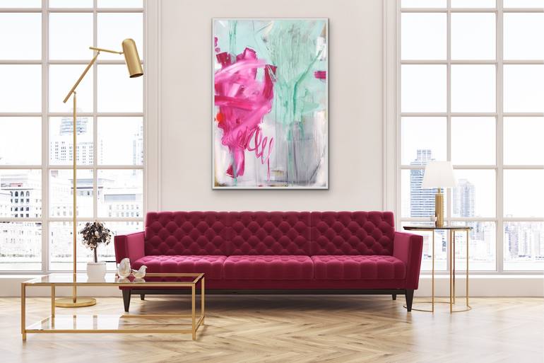 Original Abstract Painting by Susanne Kirsch