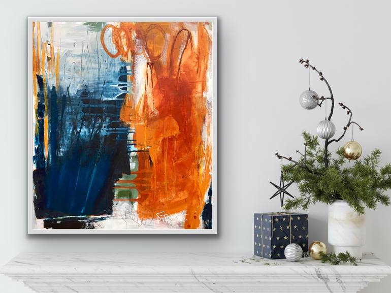 Original Abstract Expressionism Abstract Painting by Susanne Kirsch