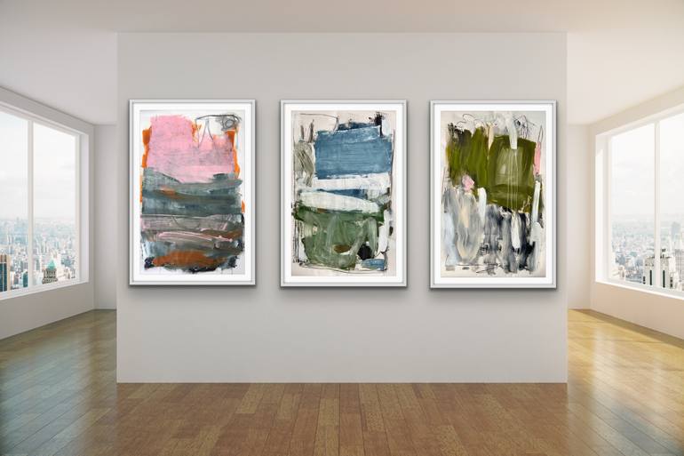 Original Abstract Expressionism Abstract Painting by Susanne Kirsch