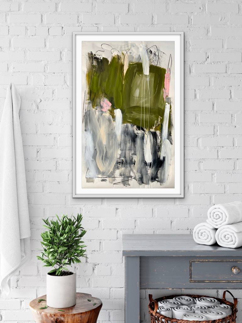 Original Abstract Expressionism Abstract Painting by Susanne Kirsch