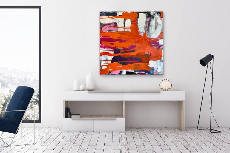 Original Abstract Expressionism Abstract Painting by Susanne Kirsch